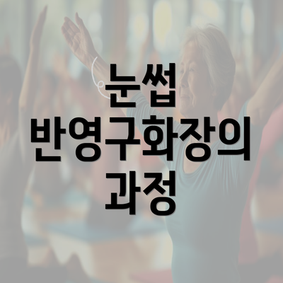 눈썹 반영구화장의 과정