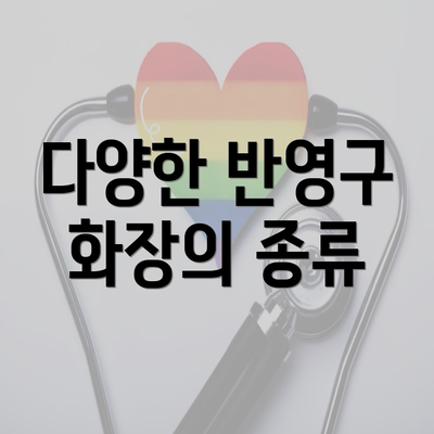 다양한 반영구 화장의 종류