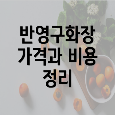 반영구화장 가격과 비용 정리