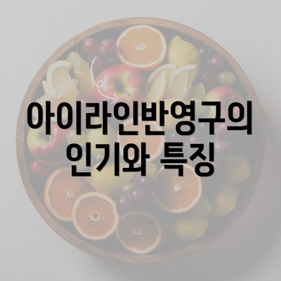 아이라인반영구의 인기와 특징