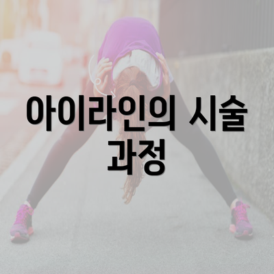 아이라인의 시술 과정