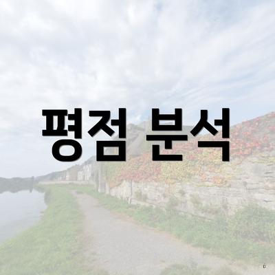 평점 분석